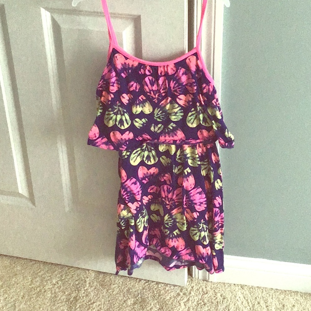 Spaghetti strap kids dress